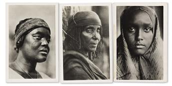 CASIMIR ZAGOURSKI (1883-1944) A group of more than 60 portraits made in Central Africa from the series LAfrique qui disparaît!